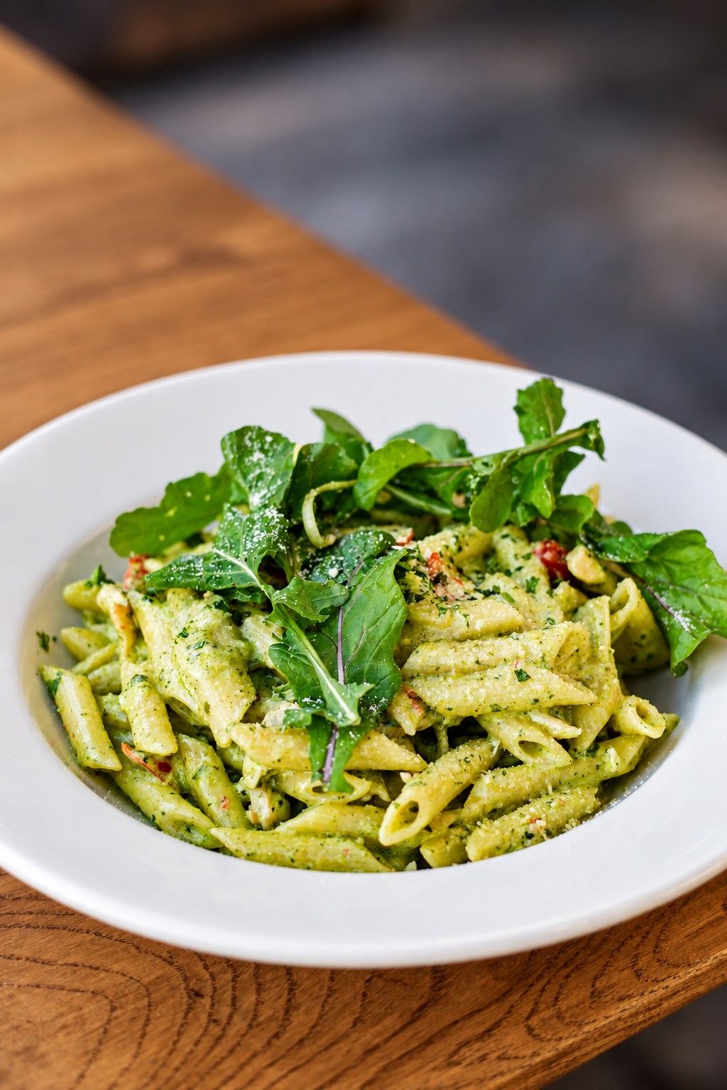 Chicken pesto pasta at Olivia&rsquo;s Kitchen